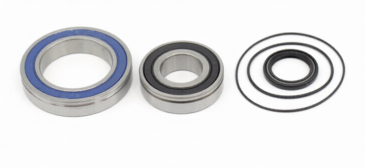 Kurbelwellen-Lagersatz für Yamaha PW-ST und PW-TE E-Bike Motoren (PLY00700) zur Reparatur und zum Austausch verschlissener Lager im Antriebssystem.
